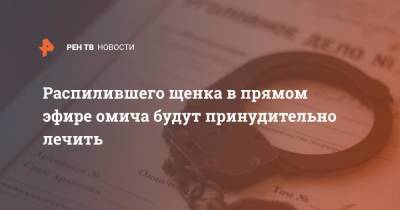 Распилившего щенка в прямом эфире омича будут принудительно лечить - ren.tv - Омск