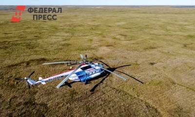 На Ямале вертолет спас кочевников от белого медведя - fedpress.ru - Нижневартовск