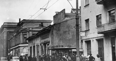 Михаил Булгаков - Советское фото Арбата напомнило москвичам о старой легенде - moslenta.ru - Москва