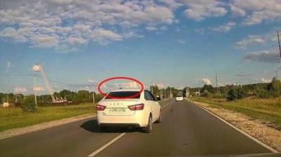 ГИБДД накажет водителя «Лады-Весты» с «синим ведерком» - penzainform.ru - Пенза