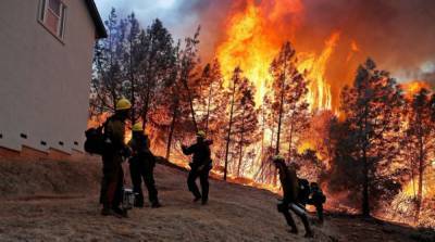 В США горят леса в 12 штатах - ru.slovoidilo.ua - США - Украина - шт. Калифорния - штат Орегон
