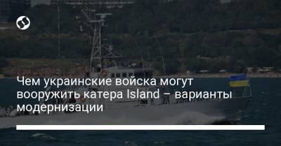 Чем украинские войска могут вооружить катера Island – варианты модернизации - liga.net - Украина
