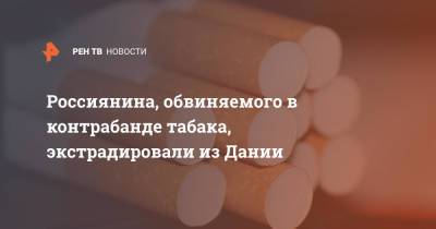 Россиянина, обвиняемого в контрабанде табака, экстрадировали из Дании - ren.tv - Россия - Украина - Дания - Таможенный Союз