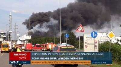 В Германии произошел мощный взрыв на химзаводе, есть жертвы - vchaspik.ua - Украина - Германия - Леверкузен