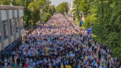 константинопольский патриарх Варфоломей - «Геть Стамбул!» – в Киеве состоялся масштабный Крестный ход православных канонической УПЦ - newdaynews.ru - Москва - США - Украина - Киев - Русь - Стамбул