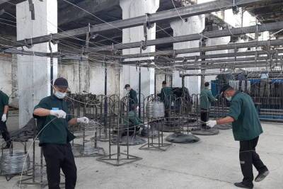 В ИК-2 УФСИН России по Краснодарскому краю открылось новое производство сетки для габионов - kuban.mk.ru - Россия - Краснодарский край