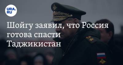 Сергей Шойгу - Шерали Мирзо - Шойгу заявил, что Россия готова спасти Таджикистан - ura.news - Россия - Таджикистан - Афганистан