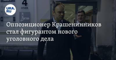 Федор Крашенинников - Оппозиционер Крашенинников стал фигурантом нового уголовного дела - ura.news - Россия - Свердловская обл.