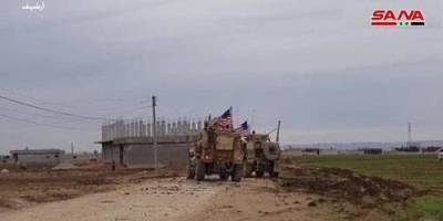 На северо-востоке Сирии мирные жители заблокировали продвижение американского военного патруля - argumenti.ru - США - Сирия