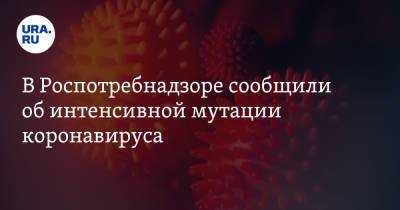 Анна Попова - В Роспотребнадзоре сообщили об интенсивной мутации коронавируса - ura.news - Россия