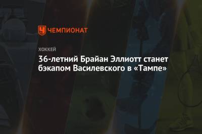 Бэй Лайтнинг - 36-летний Брайан Эллиотт станет бэкапом Василевского в «Тампе» - championat.com