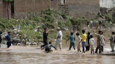 Алексей Копайгородский - В Пакистане сильные ливни привели к затоплению улиц - iz.ru - Сочи - Израиль - Пакистан - Исламабад
