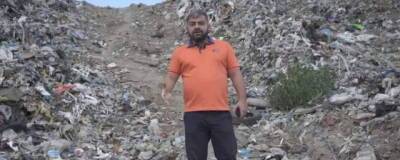 Новосибирский депутат Украинцев проник на недавно горевший мусорный полигон - runews24.ru - Россия - Новосибирск