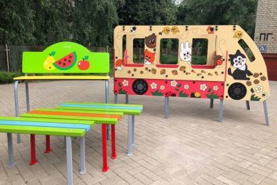 В детских садах Тамбова устанавливают новые игровые комплексы - tambov.mk.ru - Тамбов