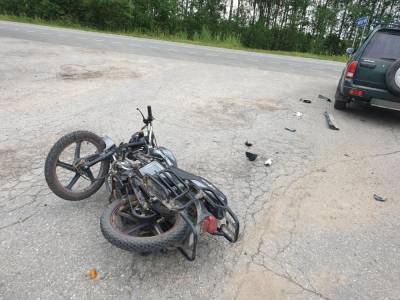 Под Рязанью подросток на мопеде врезался в автомобиль - 7info.ru - Спасск - Рязань