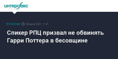 Гарри Поттер - Владимир Легойда - Джоан Роулинг - Владимир Легойд - Спикер РПЦ призвал не обвинять Гарри Поттера в бесовщине - interfax.ru - Москва