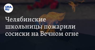 Челябинские школьницы пожарили сосиски на Вечном огне - ura.news - Челябинская обл.