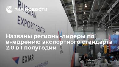 Названы регионы-лидеры по внедрению экспортного стандарта 2.0 в I полугодии - smartmoney.one - Россия - Белгородская обл. - Белгород