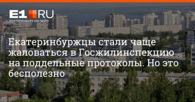 Артем Устюжанин - Екатеринбуржцы стали чаще жаловаться в Госжилинспекцию на поддельные протоколы. Но это бесполезно - e1.ru - Екатеринбург - Свердловская обл.