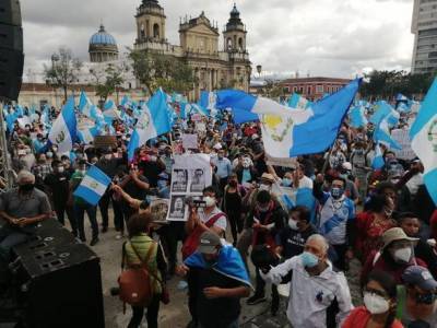 Алехандро Джамматтеи - В Гватемале вспыхнули массовые протесты: звучат призывы к отставке президента и генерального прокурора - unn.com.ua - Украина - Киев - Гватемала - Республика Гватемала