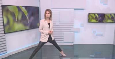 Ведущая из Уфы напрасно думала, что никто не узнает, в какой странной позе она ведёт прогноз погоды - reendex.ru - Уфа