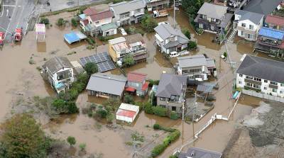 В Японии из-за сильных ливней рекомендацию эвакуироваться получили 64 тыс. человек - grodnonews.by - Белоруссия - Япония