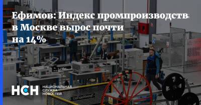 Владимир Ефимов - Ефимов: Индекс промпроизводства в Москве вырос почти на 14% - nsn.fm - Москва