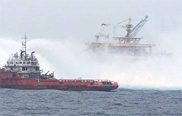 На подводном нефтепроводе в Мексиканском заливе произошел пожар: видео - charter97.org - Белоруссия - Reuters