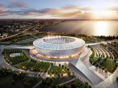 Натаван Эфендиева - УЕФА наградила Бакинский Олимпийский стадион - trend.az