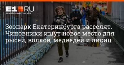 Артем Устюжанин - Зоопарк Екатеринбурга расселят. Чиновники ищут новое место для рысей, волков, медведей и лисиц - e1.ru - Екатеринбург