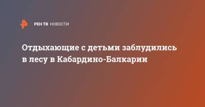 Отдыхающие с детьми заблудились в лесу в Кабардино-Балкарии - ren.tv - Москва - респ. Кабардино-Балкария - респ. Карачаево-Черкесия