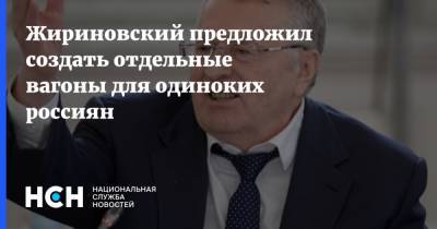 Владимир Жириновский - Жириновский предложил создать отдельные вагоны для одиноких россиян - nsn.fm - Россия