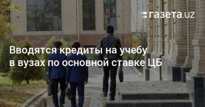 Вводятся кредиты на учебу в вузах по основной ставке ЦБ - gazeta.uz - Узбекистан