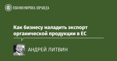 Как бизнесу наладить экспорт органической продукции в ЕС - epravda.com.ua - Україна - Росія