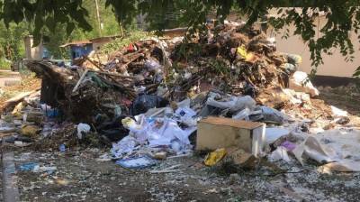 В Воронеже около школы образовалась свалка со строительным мусором - vestivrn.ru - Воронеж