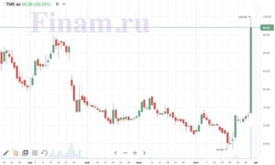 Акции ТМК растут на 33% после публикации рекомендации по дивидендам - smartmoney.one