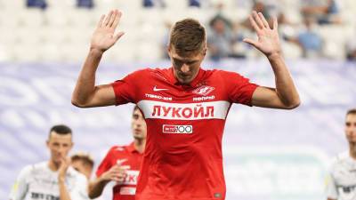 Александр Соболев - "Спартак" обыграл "Крылья Советов" благодаря голу Соболева - vesti.ru - Москва - Россия - Самара