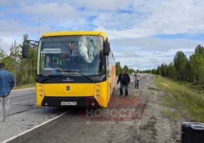 На Ямале водителя автобуса убило вылетевшей из грузовика монтировкой - ya62.ru - Ноябрьск