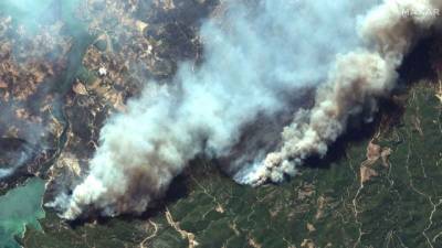 В Сети появились спутниковые снимки разрушений, вызванных лесными пожарами в Турции (ФОТО) - enovosty.com - Турция