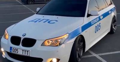 Расписавшей машину под российский патруль ДПС эстонке пригрозили штрафом - obzor.lt - Россия - Эстония