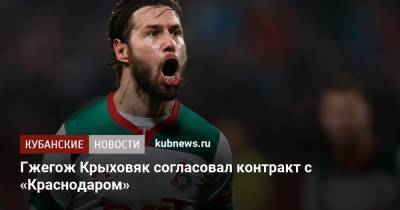Гжегож Крыховяк - Гжегож Крыховяк согласовал контракт с «Краснодаром» - kubnews.ru - Россия - Краснодарский край - Краснодар - Польша - территория Краснодар