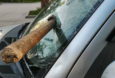 Неизвестный мужчина разбил лобовое стекло чужого автомобиля Toyota в Новосибирске - runews24.ru - Новосибирск - р-н Советский