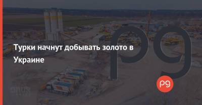 Турки начнут добывать золото в Украине - thepage.ua - Украина - Турция - Индия - Днепропетровская обл.