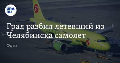 Град разбил летевший из Челябинска самолет. Фото - ura.news - Москва - Челябинск