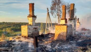 Появились подробности пожара, где заживо сгорел 45-летний вологжанин - vologda-poisk.ru - Вологда - район Великоустюгский