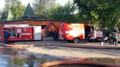 В Нижнем Новгороде ликвидировали пожар в банном комплексе - iz.ru - Москва - Россия - Израиль - Екатеринбург - Нижний Новгород