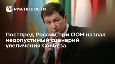 Дмитрий Полянский - Постпред России при ООН Дмитрий Полянский отверг идею увеличения Совбеза за счет стран Запада - ria.ru - Москва - Россия