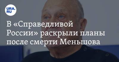 Игорь Ананских - Владимир Меньшов - В «Справедливой России» раскрыли планы после смерти Меньшова - ura.news - Россия