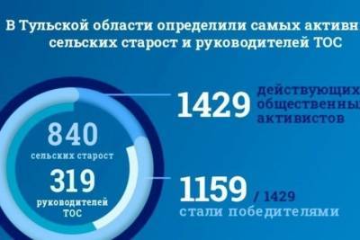 В Тульской области определили самых активных сельских старост и руководителей ТОС - tula.mk.ru - Тульская обл.