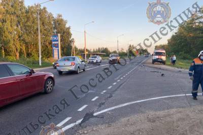 Под Тулой в результате ДТП госпитализировали мотоциклиста - tula.mk.ru - Тула - Тульская обл.